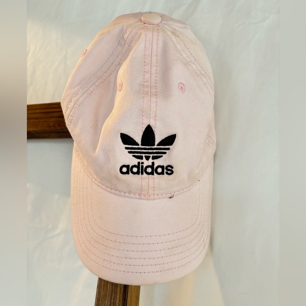 Pink adidas hat